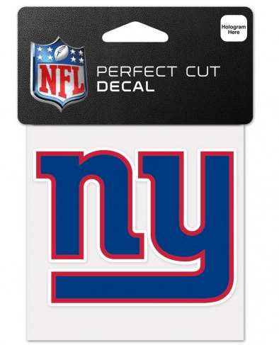 New York Giants 4X4 Perfect Cut Decal By Wincraft - Pro Jersey Sports