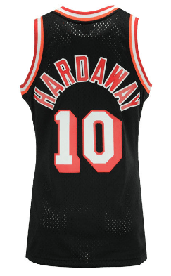 Miami Heat Tim Hardaway Mitchell & Ness NBA Mens Hardwood Classic Swingman Jersey - Pro Jersey Sports