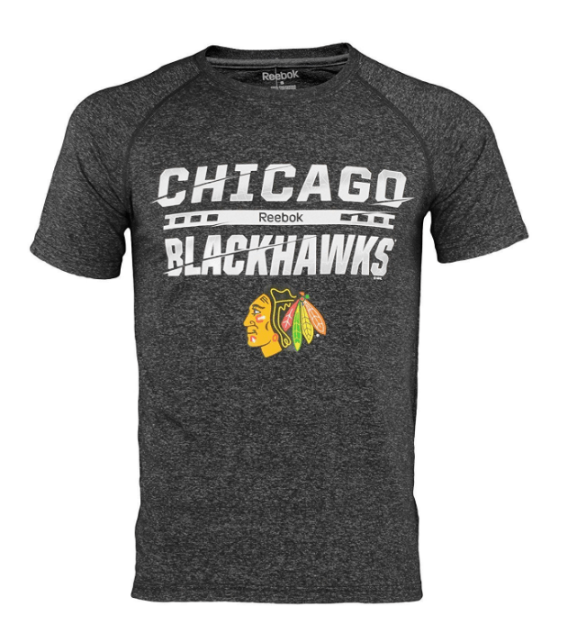 Reebok NHL Men's Chicago Blackhawks Face Off Slash Ultimate Tee Shirt - Pro Jersey Sports
