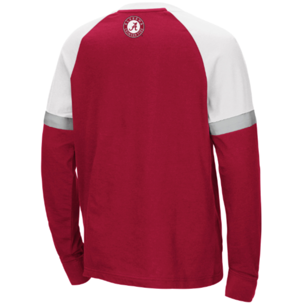 Alabama Crimson Tide Colosseum Youth Ollie Long Sleeve Raglan T-Shirt - Pro Jersey Sports