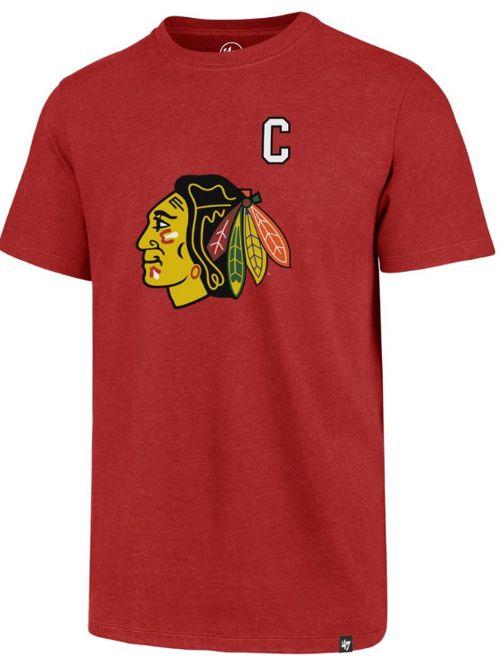 Chicago Blackhawks Chris Chelios Name And Number Club Tee By ’47 Brand - Pro Jersey Sports