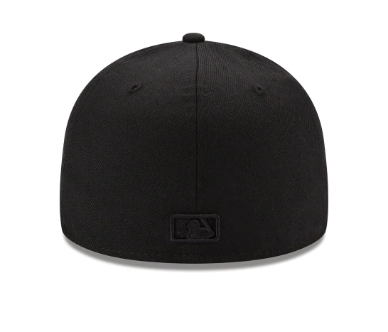 Los Angeles Dodgers Tonal Black On Black 59Fifty Fitted Hat - Pro Jersey Sports