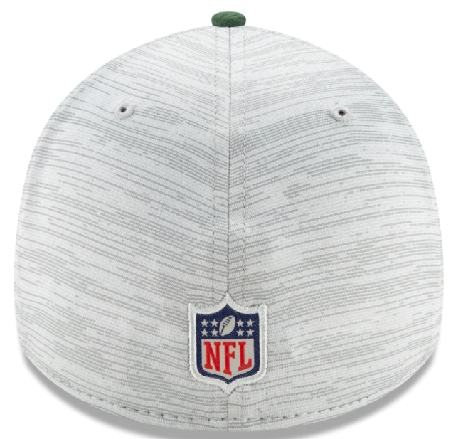 Green Bay Packers 2021 Training Camp On Field Gray/Green New Era 39THIRTY Flex Fit Hat - Pro Jersey Sports