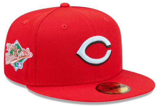 Cincinnati Reds Classic 1990 World Series Red New Era 59Fifty Fitted Hat - Pro Jersey Sports