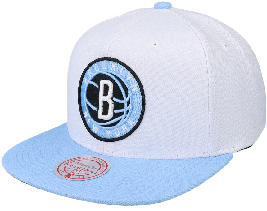 Men's Mitchell & Ness Brooklyn Nets University Home 2 Tone Adjustable Snapback - Pro Jersey Sports
