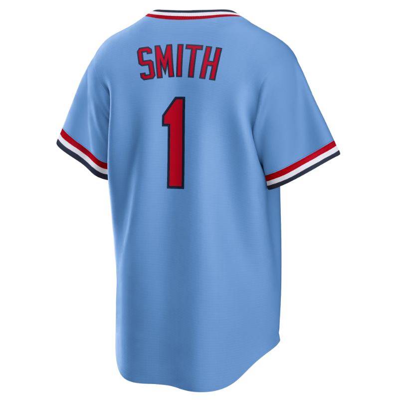 Ozzie Smith St. Louis Cardinals Nike Road Cooperstown Collection Player Jersey - Light Blue - Pro Jersey Sports