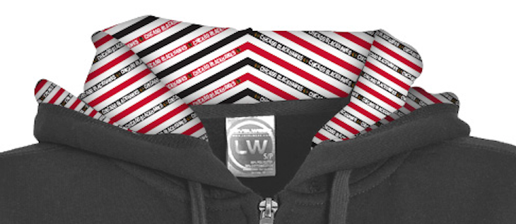 Womens Chicago Blackhawks Chevron Full Zip Hoodie By Levelwear - Pro Jersey Sports