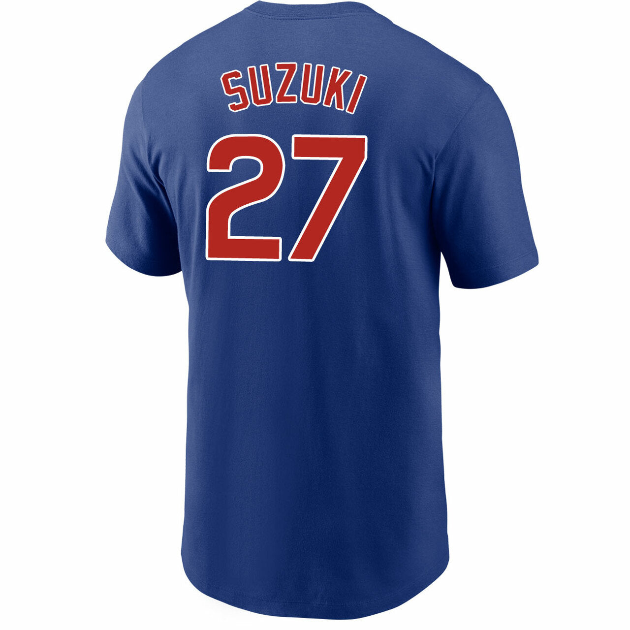 Men's Chicago Cubs Seiya Suzuki Nike Royal Blue Name & Number T-Shirt - Pro Jersey Sports