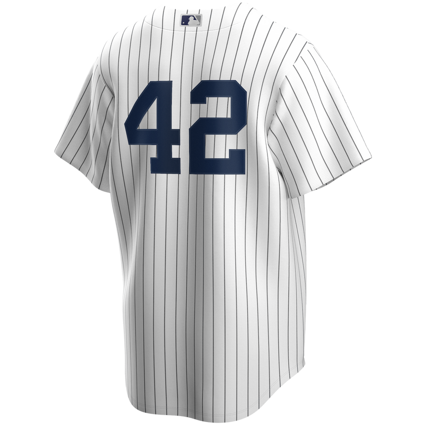 Men's Nike Mariano Rivera #42 White New York Yankees Home Official Replica Player Jersey - Pro Jersey Sports