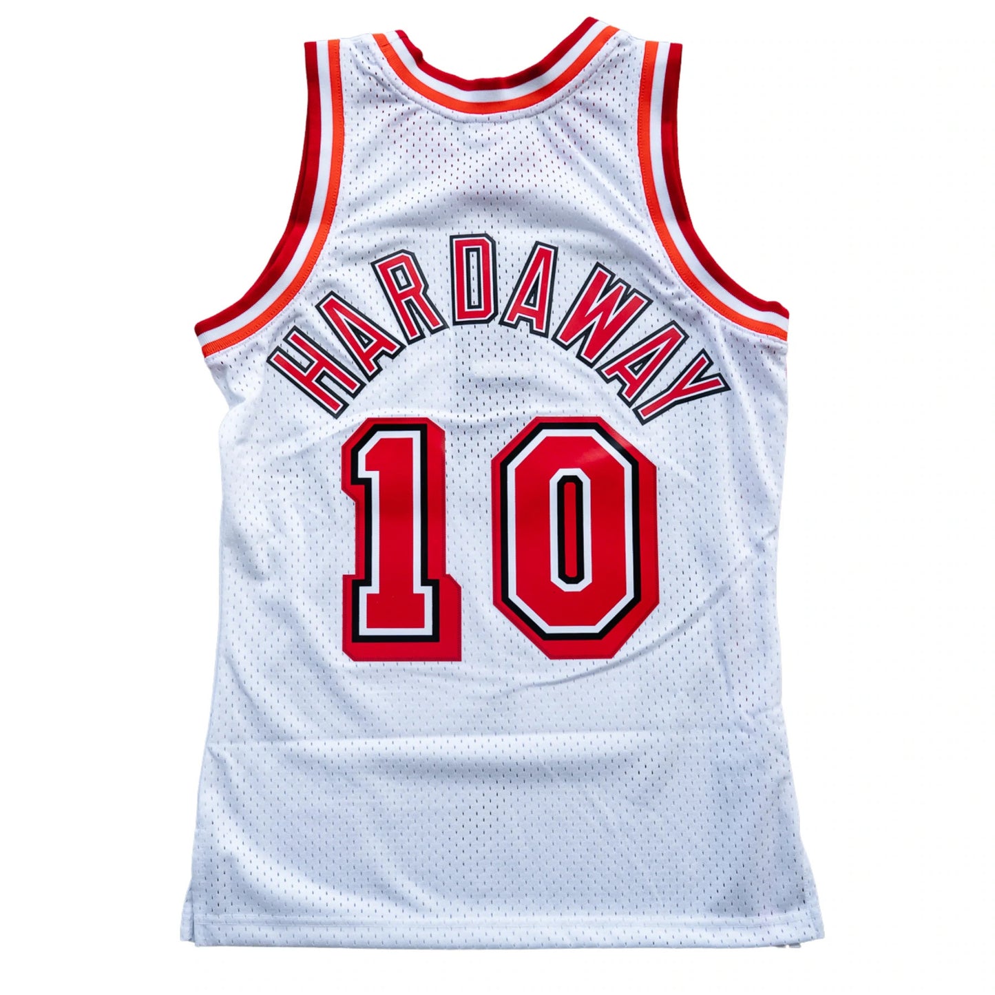 Miami Heat Tim Hardaway Mitchell & Ness NBA Mens Hardwood Classics White Swingman Jersey - Pro Jersey Sports