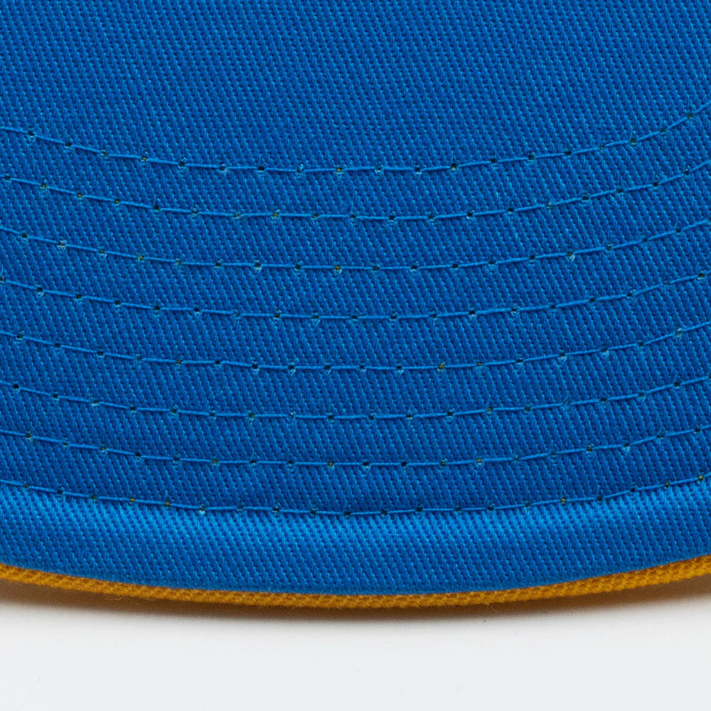 Men's Golden State Warriors 2 Tone Navy/Gold HWC Mitchell & Ness Snapback Hat - Pro Jersey Sports