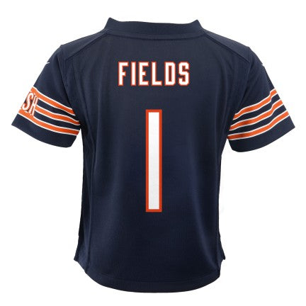 Chicago Bears Justin Fields Nike Child Navy Replica Game Jersey - Pro Jersey Sports