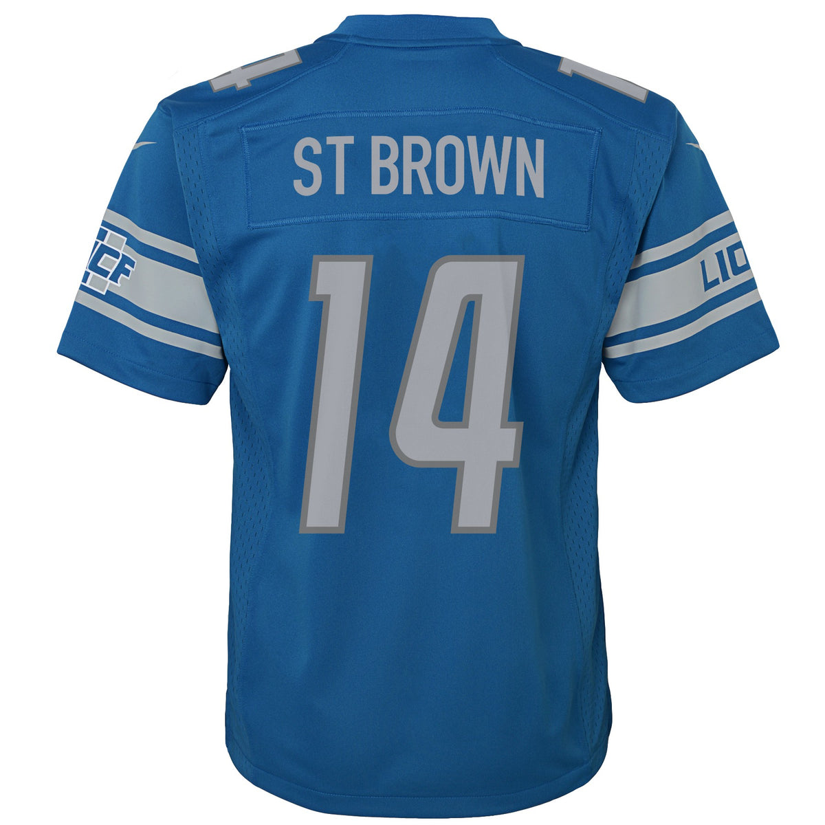 Youth Detroit Lions Amon-Ra St. Brown Nike Blue Game Jersey - Pro Jersey Sports