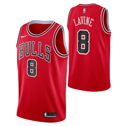 Youth Chicago Bulls Zach Lavine Red Nike Swingman Icon Jersey - Pro Jersey Sports