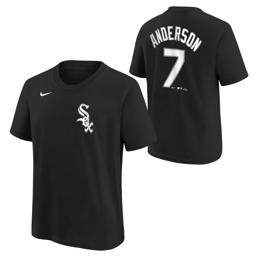 Youth Chicago White Sox Tim Anderson Nike Black Name & Number T-Shirt - Pro Jersey Sports