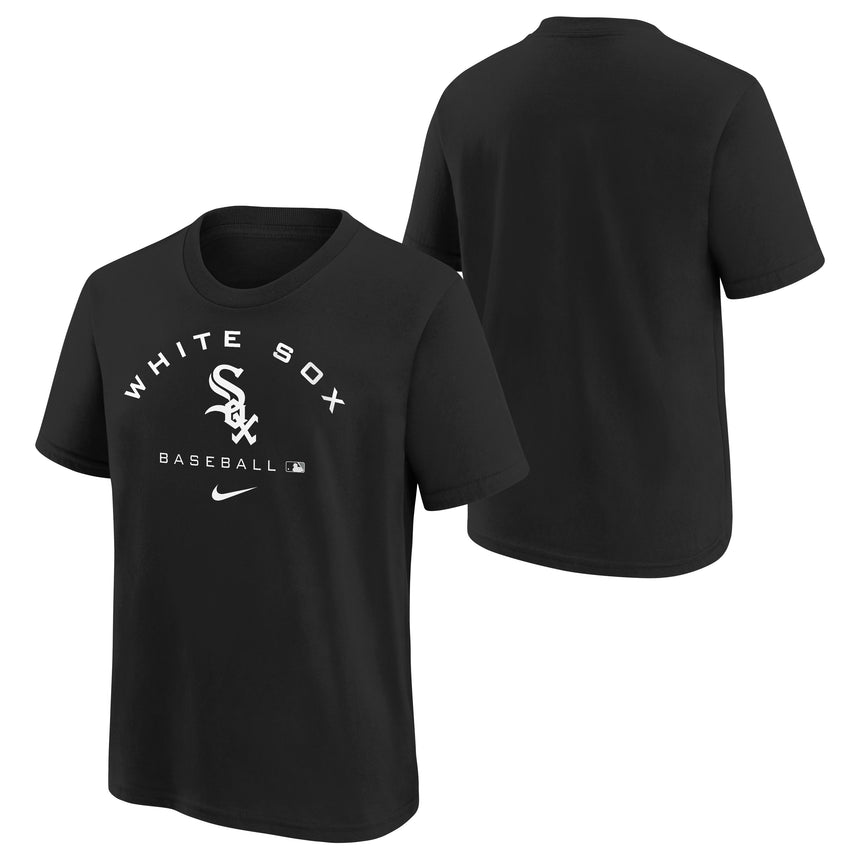Kids Nike Chicago White Sox Authentic Collection Early Work Black Child Tee - Pro Jersey Sports