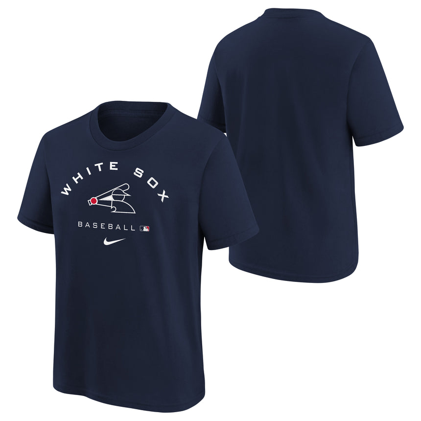 Kids Nike Chicago White Sox AC Early Work Navy Child Tee - Pro Jersey Sports
