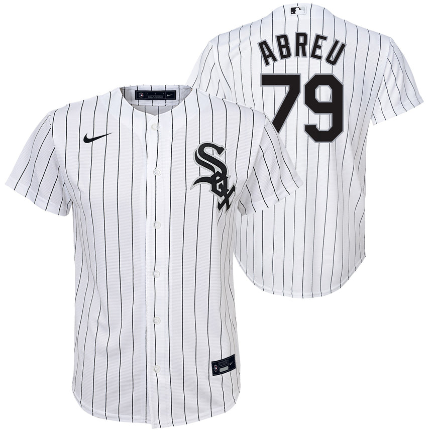 NIKE Youth Jose Abreu Chicago White Sox Home Pinstripe Replica Jersey - Pro Jersey Sports