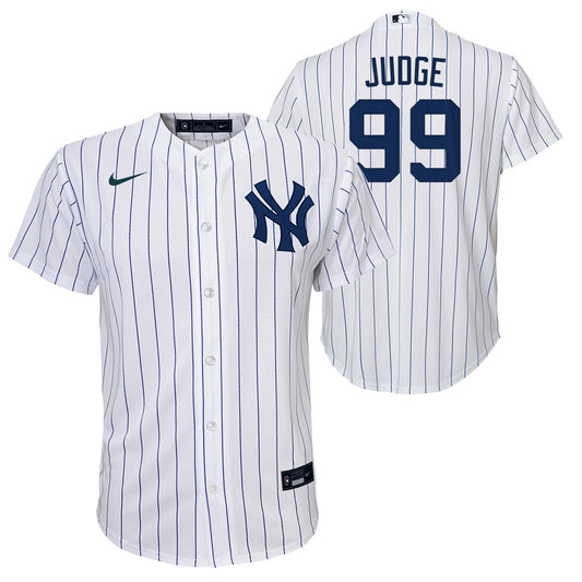 Youth Aaron Judge New York Yankees White Home Replica Player Jersey - Pro Jersey Sports