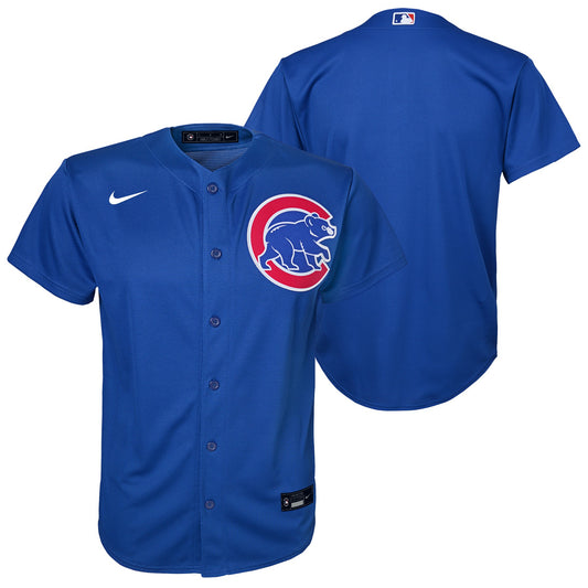 Youth Chicago Cubs Nike BLUE Alternate Replica Team Jersey - Pro Jersey Sports