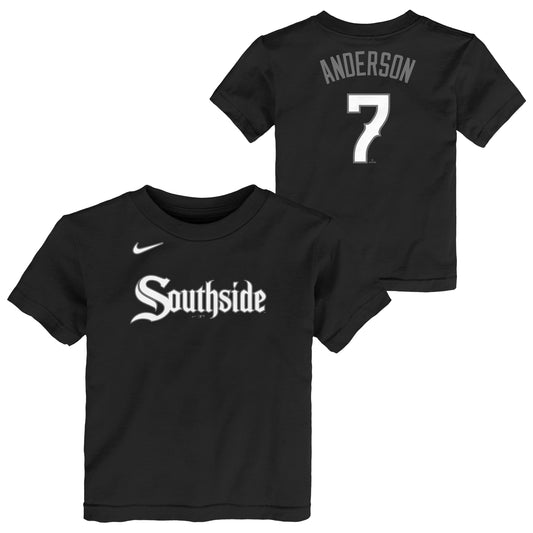 Chicago White Sox Tim Anderson Child Nike Black City Connect T-Shirt - Pro Jersey Sports