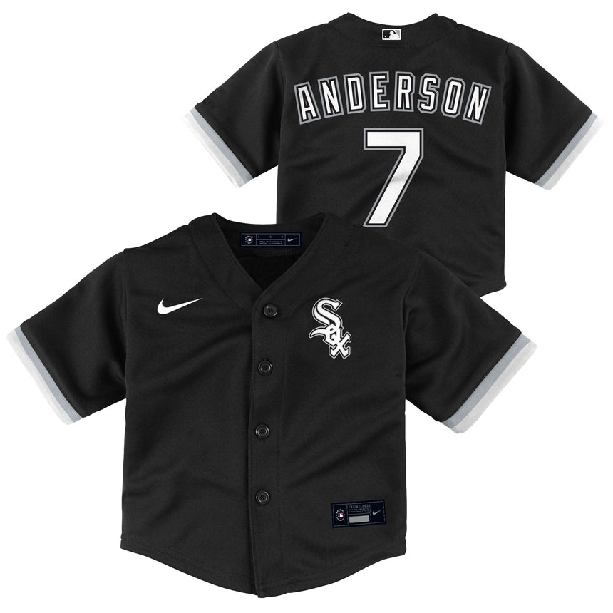 Infant Tim Anderson Chicago White Sox Nike Home Black Replica Team Jersey - Pro Jersey Sports