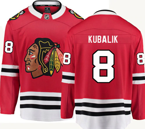 Men's Dominik Kubalik Chicago Blackhawks Fanatics Branded Red Home Breakaway Jersey - Pro Jersey Sports