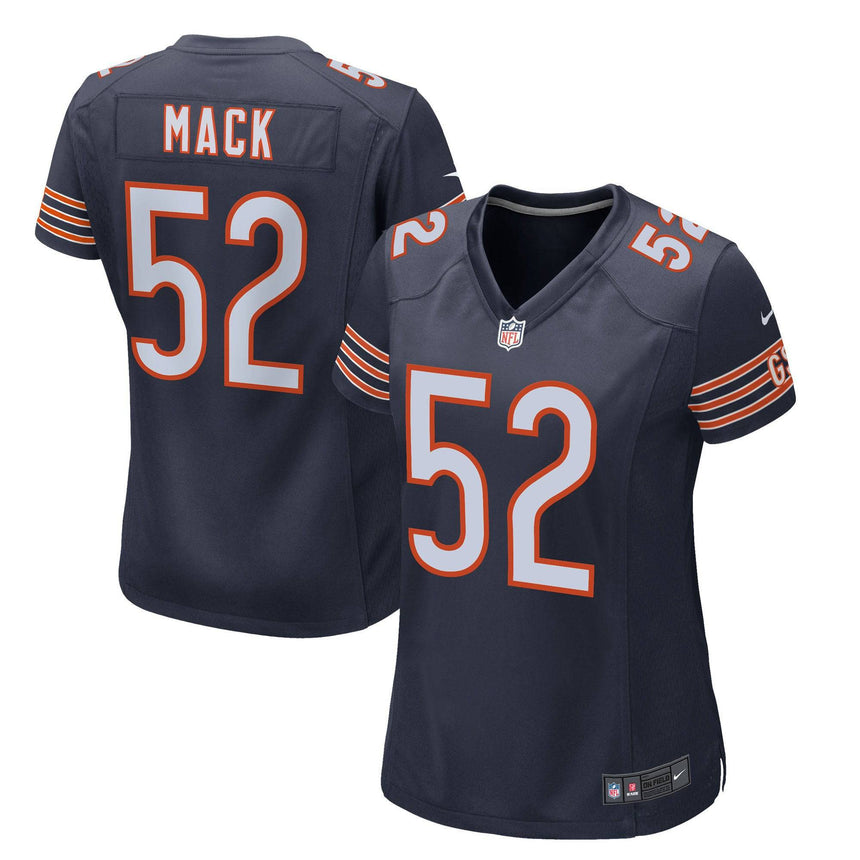 Women's Chicago Bears Khalil Mack Nike Navy Game Jersey - Pro Jersey Sports