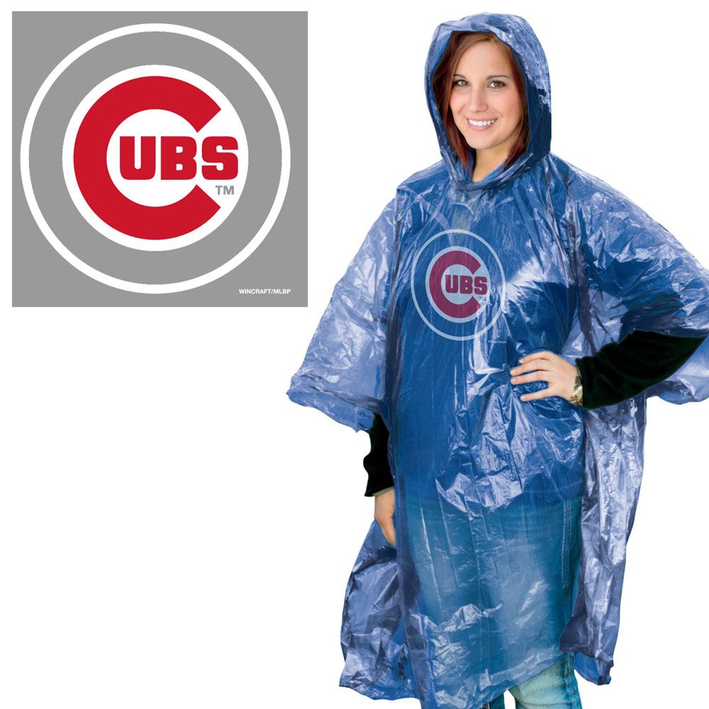 Chicago Cubs Wincraft Adult Rain Poncho - Pro Jersey Sports
