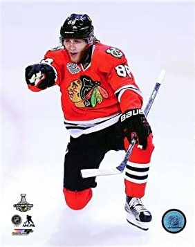 NHL Patrick Kane Chicago Blackhawks 2015 Stanley Cup Goal Photo - Pro Jersey Sports