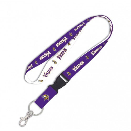 Minnesota Vikings 1" Lanyard with Detachable Buckle By Wincraft