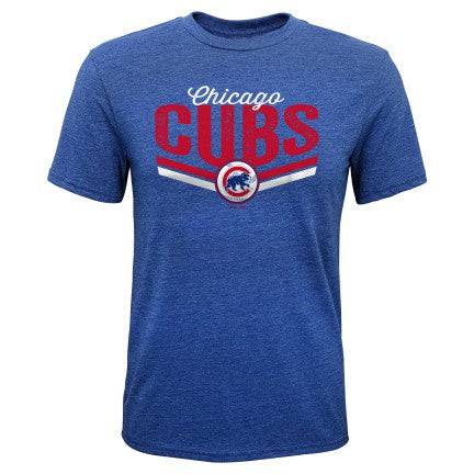 Youth Chicago Cubs Short Stop Tri-Blend Tee - Pro Jersey Sports