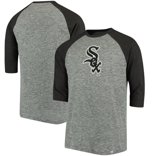Mens Chicago White Sox Grueling Ordeal 3/4 Sleeve Crew Neck Tee - Pro Jersey Sports