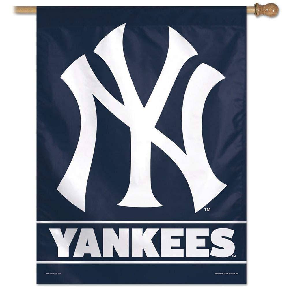New York Yankees Team Logo Vertical Flag - Pro Jersey Sports