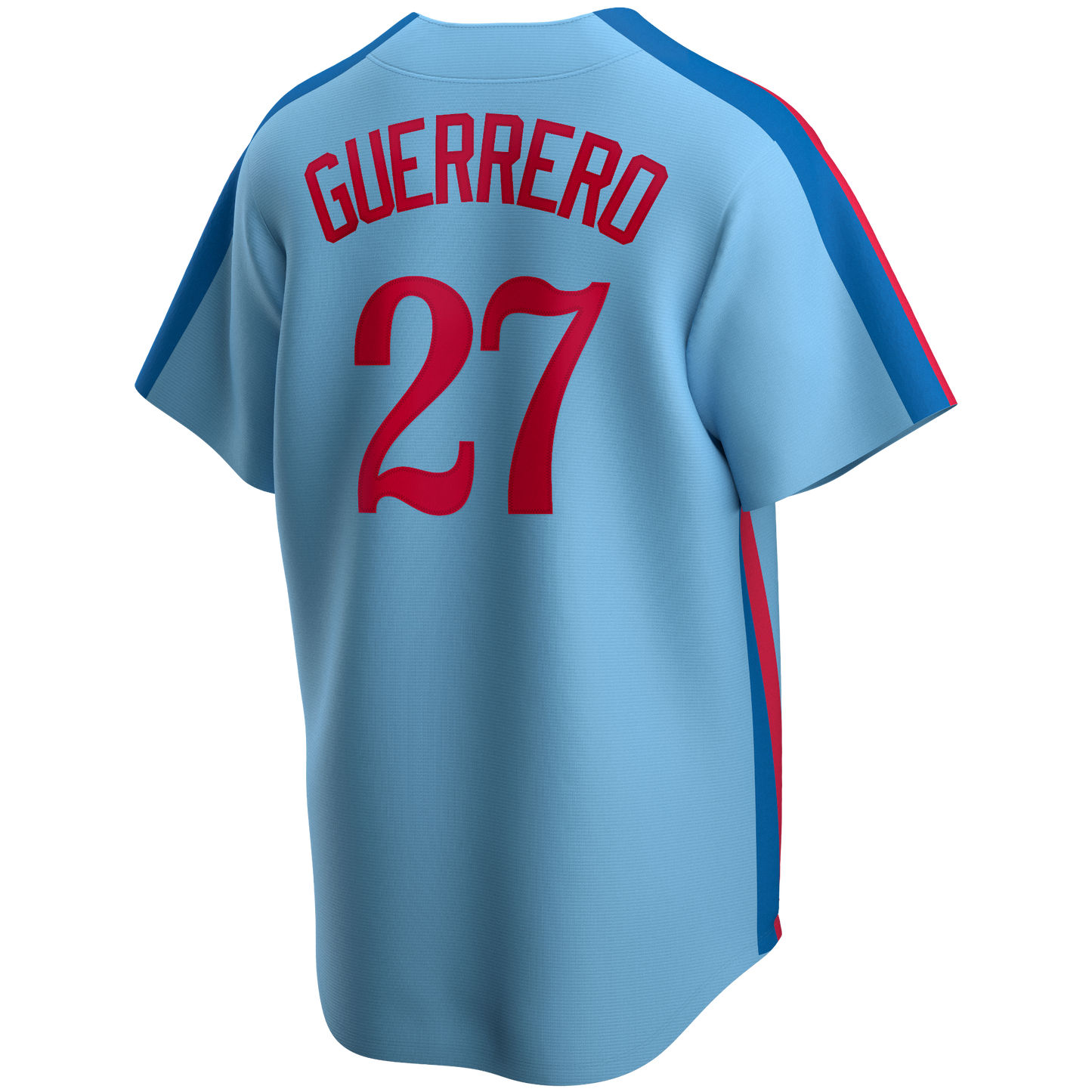 Men's Montreal Expos Vladimir Guerrero Nike Light Blue Road Cooperstown Collection Team Jersey - Pro Jersey Sports