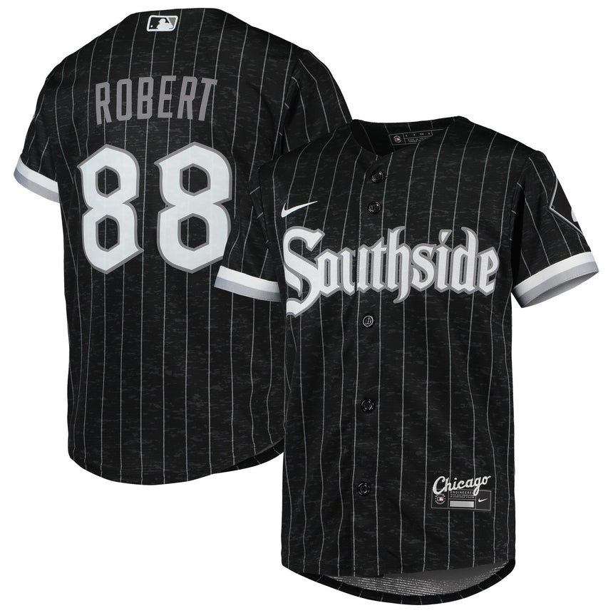 Youth Chicago White Sox Luis Robert Nike Black/Anthracite City Connect Replica Player Jersey - Pro Jersey Sports