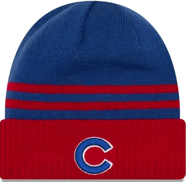 Men’s Chicago Cubs New Era Arctic Trim Cuff Knit Hats - Pro Jersey Sports