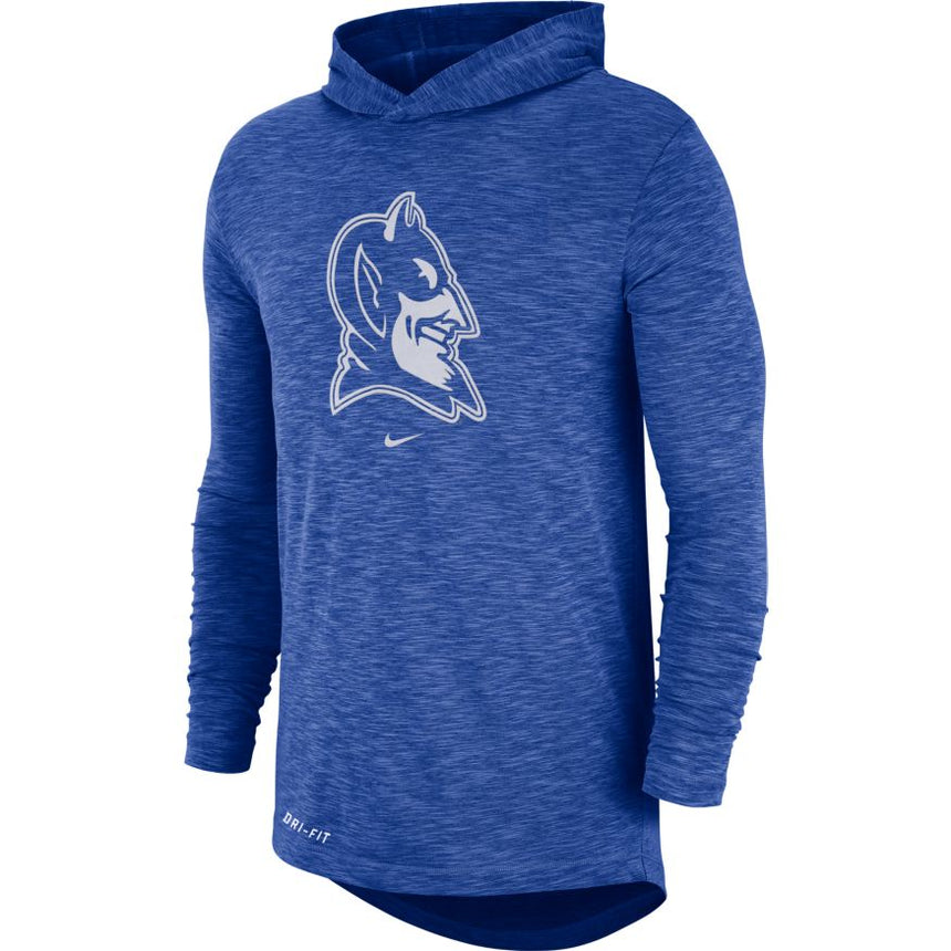Nike Men's Duke Blue Devils Long Sleeve Slub Hoodie - Pro Jersey Sports