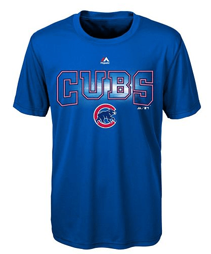 MLB Chicago Cubs Majestic Youth Light Up the Field T-Shirt - Pro Jersey Sports