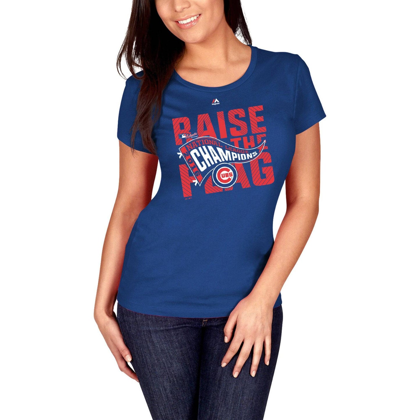 Women's Chicago Cubs 2016 National League Champions Locker Room T-Shirt - Pro Jersey Sports