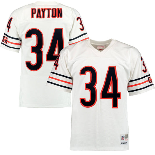Men's Chicago Bears Walter Payton Mitchell & Ness White 1985 Retired Player Replica Jersey - Pro Jersey Sports