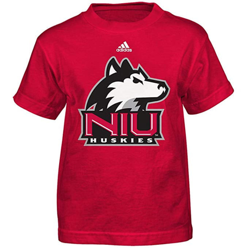 Child adidas Northern Illinois Huskies Kids Red Basic Logo Go-to Tee - Pro Jersey Sports