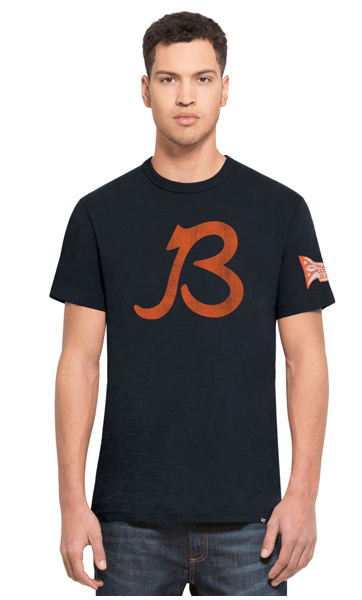Chicago Bears Men's Legacy "B" Two Peat Scrum Tee By ’47 Brand - Pro Jersey Sports
