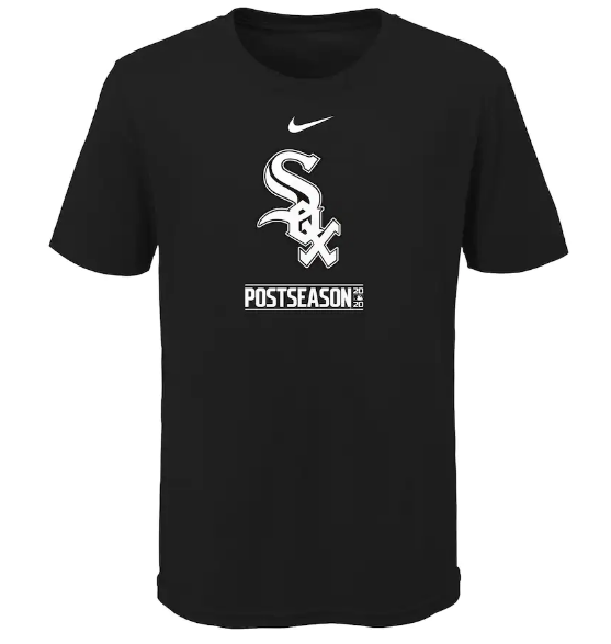Chicago White Sox Nike Youth 2020 Postseason Authentic Collection T-Shirt - Black - Pro Jersey Sports