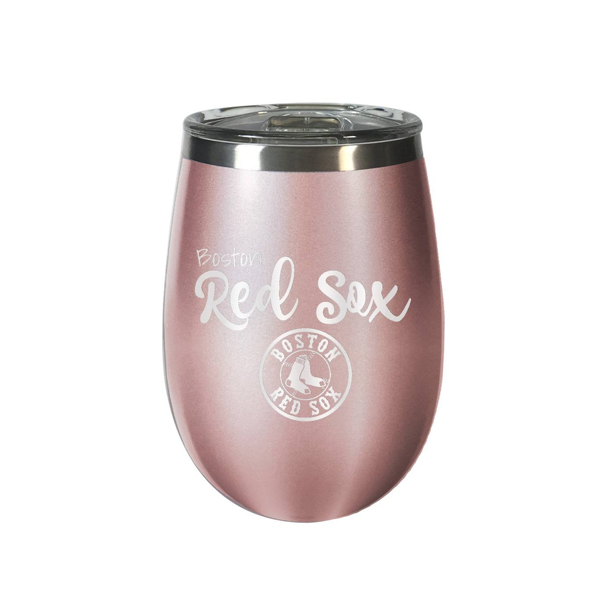 Boston Red Sox 12oz. Blush Wine Tumbler - Pro Jersey Sports