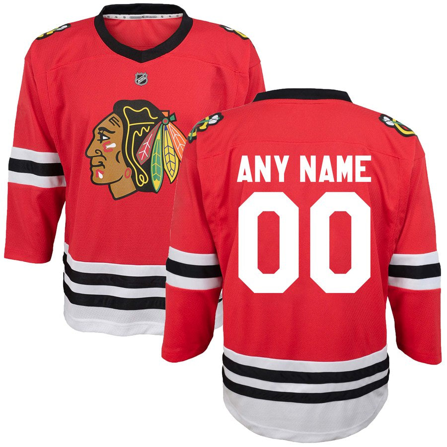 Youth Authentic NHL Chicago Blackhawks Lettering