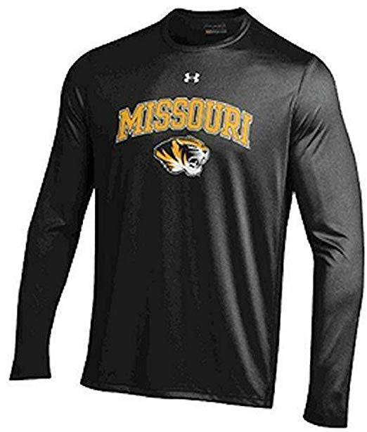 NCAA Missouri Tigers Men's Under Armour Long Sleeve Sleeve Performance NuTech Tee - Pro Jersey Sports