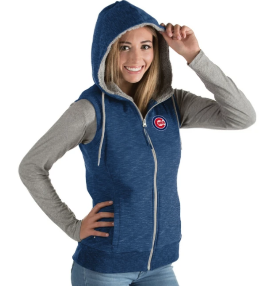 Women’s Chicago Cubs Royal Blue Blitz Vest By Antigua - Pro Jersey Sports