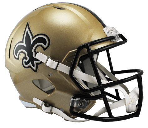 New Orleans Saints Full Size Speed Replica Helmet - Pro Jersey Sports