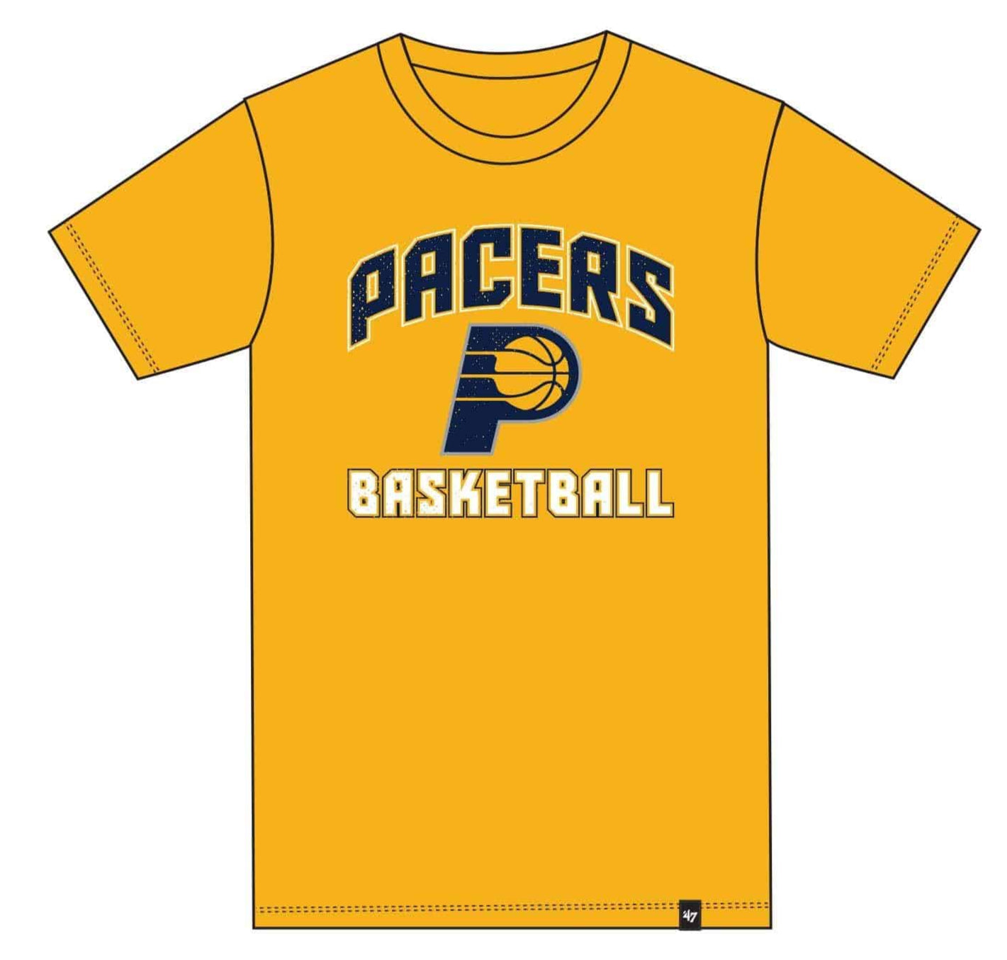 Men's Indiana Pacers Super Rival Tee By ’47 Brand - Pro Jersey Sports